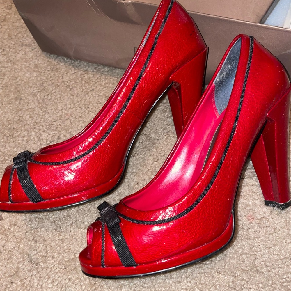 Women peep toe heels